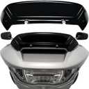 4.5" Wave Windshield Windscreen Wind Splitter fits for Harley Davidson CVO Road Glide FLTRXSE, Road Glide FLTRX 2023 2024 (Black)