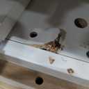 Signature Design by Ashley Hallityn Minimalist 2 Drawer Nightstand, Smooth-Gliding Drawers, Wood, 21.34" W x 15.94" D x 24.37" H, Matte White Finish