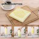 Kitinjoy Cotton 8 Pack Terry Kitchen Dish Cloths, 12 x 12 Inches Super Soft and Absorbent Dish Rags, Quick Drying Dish Towels for Washing Dishes, Mixed Color