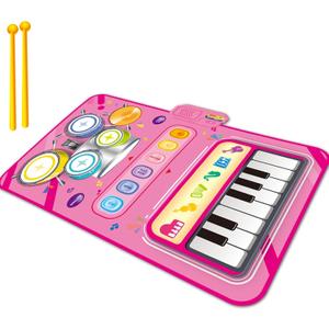 Toys for 1 Year Old Girl Gifts,2 in 1 Piano Mat Montessori Toys for 1 2 Year Old Girl,Educational Musical Toy First Birthday Gifts for 1 2 3 Year Olds Girls,Christmas Stocking Stuffers for Toddler
