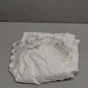 White Boho Shower Curtain Fabric Shower Curtains with Tassel 72 x 72 Modern Textured Shower Curtain Farmhouse Minimalist, Tufted Chevron Striped Shabby Chic, Water Resistant Cloth Curtain for Bathroom