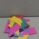 Fainne 100 Pieces Christmas Cracker Hats Tissue Paper Crowns Crackers Fillers for Family DIY Crafts Xmas Party Favor Supplies (Cute Color)