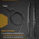 Sunroof Glass Cables Track Repair Kit, Compatible with 2015-2020 Ford F150 F250 F350 F450 / Lincoln Navigator, Roof Window Wire and Track Guide, Replace# FL3Z16502C22, FL3Z-1651071-A, FL3Z-1651071-B