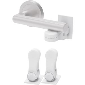 Inaya Child Proof Door Lever Lock, Baby Proofing Door Handle Lock, Minimalist Design, 3M Adhesive & No DrillingNeed, Child Safety Door Handle Locks (2 Pack)