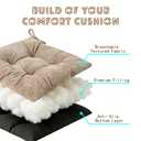 QUENESS Chair Cushions for Dining Chairs, Seat Cushions for Kitchen Chairs