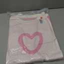 UNIQUEONE Valentines Sweater Women Love Sweatshirt Heart Graphic Knit Sweaters Valentine Day Oversized Crewneck Tops (S)