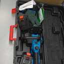 DocSmart Chainsaw Cordless 12 Inch, Electric Chain Saw with 2*4000mAh Rechargeable Batteries, Powerful Handheld Saw for Tree Trimming Wood Cutting, Perfect Gardening Tools for Thick Branches and Logs