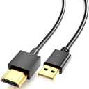 SNLLMZI USB to HDMI Cord Cable, (1M / 3.3FT) USB 2.0 Male to Male Charger Cable Adapter,Used to Charge Devices Such as Hard Drives with HDMI Ports from The USB Port （No Data Transmission Function）