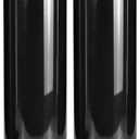 2-Pack 18" x 1500ft Black Stretch Wrap Roll 80 Gauge Industrial Film