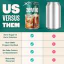 Zevia Zero Sugar Soda, Creamy Root Beer, 12 oz Cans (24-Pack)  Naturally Sweetened, Non-GMO Project Verified, Gluten-Free, Vegan (EXP 08/28/27)