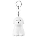 Globe Squish Dog Light Up Keychain