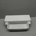 MALACASA 4.4 QT Baking Dish, 9x13 Large Casserole Dish for Oven, Ceramic Baking Pan, Rectangular Lasagna Pan Deep with Handles for Baking, Durable Microwave Oven Safe, Wedding Gift, White, Series BAKE-BAKE