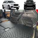 Cargo Mat Compatible with 2016-2025 Volvo XC90 Trunk Mat and Rear Backrest Mat Cargo Liners All Weather Anti-Slip