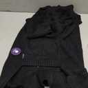 cyeollo Warm Turtleneck Large Dog Sweater, Stretchy & Cozy Knit Doggy Sweater with Sleeves Boy Fall Winter Cold Weather Big Dog Clothes Like Doberman Labrador, Black XXXL