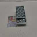 WIBIMEN Ice Cube Tray with Lid and Bin - Round Ice Trays for Freezer with Lid - Ice Cube Trays for Freezer with Ice Container (0.8"-2PACK Blue)