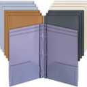 Mr. Pen- Plastic Folders with Pockets and Prongs, 15 Pack, Letter Size, Assorted Modern Tones, Flexible Plastic Folders with Prongs