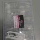 UNA GELLA Medium Square Gel Nail Tips Half Matte 312pcs Medium Square Gel Nails Full Cover False Acrylic Nails Tips for Press On Nails DIY Art Salon Nail Extensions, 12 Sizes