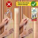 Panther Armor 3-Pack Door Protector from Dog Scratching, 40" x 8.2" Clear Dog Scratch Door Protector for Doors & Frames, Door Scratch Protector for Dogs & Cats, No-Residue Door Guard for Doors