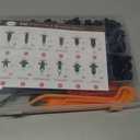 240PCS Car Bumper Retainer Clips Kit - Auto Plastic Rivets & Push Fasteners Set, Most Popular Sizes for Door Trim, Panel, Fender - Compatible with GM, Ford, Toyota, Honda, Chrysler