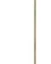 Globe Electric 67068 Holden 70" Floor Lamp, Matte Brass, in-Line On/Off Foot Switch