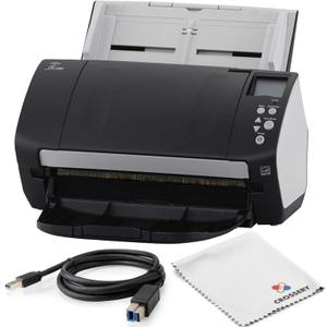 Fujitsu FI-7160 Scanner Bundle for Office, Fast Photo Scanner, Document & Receipt Scanner, Photo Scanners for Old Pictures to Digital Fast, Computer Scanners, Desktop Scanner