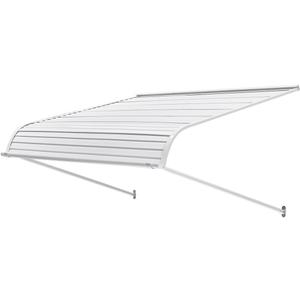 VEVOR Aluminum Awning 48 x 42 in, Durable Window Awning Door Canopy, Lightweight and Stable Aluminum Exterior Awnings Rain Snow Sunlight Protection for Door Entrance Windows Patio Porch