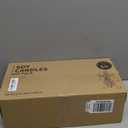 Crenovo Tea Lights Candles 300 Pack, Natural Soy Wax Tealights Candles Bulk 6 Hours, Long Burning, Unscented Small Votive Cup Candles for Wedding, Party, Dinner, Emergency