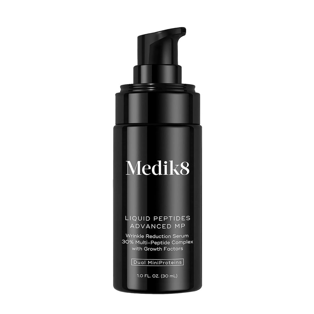 Medik8 Liquid Peptides Advanced MP - Peptide Serum - Face Serum for Wrinkle Reduction - Hydrating and Supports Collagen, Hyaluronic Acid - 1 oz.