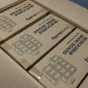 Set of 3 HomeBuddy Shoe Organizer Box - 12 Pack Shoe Box, Stackable Sneaker Storage, Sturdy Shoe Containers with Back Ventilation, Clear Shoe Boxes - Bamboo Charcoal Deodorizers Included