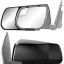 K Source Snap & Zap Custom Towing Mirror Pair for Chevrolet Colorado/ GMC Canyon, Black