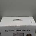 Espresso Machine 20 Bar, Compact Espresso Maker, Stainless Steel Professional Expresso Coffee Machines with Steam Milk Frother & 34oz Removable Water Tank for Home & Office, Latte, Cappuccino, Silver