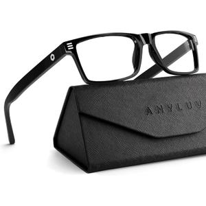 ANYLUV Blue Light Glasses Men Woman, Blue Light Blocking Glasses for Computer Gaming, Eye Strain Relief Eye Protection