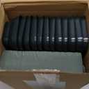 Sabary 12 Pack Large Size 10 Inch Floral Foam Bowl Floral Bowls for Arrangements Plastic Flower Centerpiece Container with Green Foam Block Kit for Table Party Wedding Festival Flower Decor