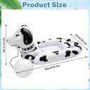 Inflatable Dog Shaped Pool Float Cooler, Floating Drink Cooler with Cup Holders for Pool Party, Summer Beach Swimming Pool Accessories, Graduates Gifts, Grad Pool Party Supplies