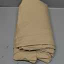 Bed Skirt Queen Size Ruffled Bed Skirts with Split Corners, 16 Inch Drop Dust Ruffle Bed Skirt with Platform - Queen, 16 Inch, Light Camel