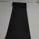 Diamond-Plate Flooring Roll, SBR Rubber Mat, Easy to Clean, Gym & Garage Industry, Black   30" x 60"