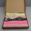 601PCS Complete Pink Pipe Cleaners Flower KitPastel Pipe Cleaners for Flowers, DIY Craft Supplies for Projects, 6 Colors, with Floral Wires, Tape, Glue Sticks, Ribbon, Stamen, Manual & Video Tutorial