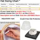 LADYBRO XL Straw Fedora Hats for Men Summer Trilby Beach Travel Panama Casual, 7 1/2 (L)