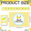 3 x RoundFunny 43 Pcs Lemonade Stand Supplies 45" x 31" Tablecloth, 2 Fresh Lemon Garland, 40 Balloons for Fresh Squeezed Lemonade Stand Decorations Kit Summer Picnic Lemon Birthday Party(Yellow,Check), 45 x 32 inches