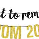 Gold Glitter A Night to Remember Prom 2026 Banner, Class of 2026/Prom Night 2026, 2026 Graduation Party Decorations Supplies