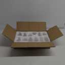 Bud Vases Set of 12, Glass Vase for Decor Centerpieces, Small Vases for Flowers, Clear Flower Vase Stripe Modern Bud Vases in Bulk, Vintage Vases for Floral Wedding Party Table Decoration Home Decor