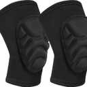 Volleyball Knee Pads for Women Men Wrestling Knee Pads Wrestling Gear, Soft EVA Crash Pad Collision Avoidance Knee Sleeve, Snowboarding Gear Knee Protector Soft Knee Pad for Work Soccer Football Dance Roller Skating (X-Large)