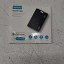 Wallet Tracker Card Air-Tag (iOS Only) Works with Apple Find My, Bluetooth Tracker Smart Card Wallet Finder 0.07in Slim Rechargeable IP68 Waterproof Item Locator for Wallets, Keys, Luggage & Passports (1 Pack)