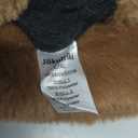 Jkulrki Women's Fleece Gloves Warm Winter Stretch Touchscreen Glove Microsuede with Faux Fur Cuff for Cold Weather (Cognac)