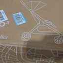 Ergobaby Metro 3 Baby Stroller for Newborns, Infants, and Toddlers - Travel Stroller with One-Hand Fold, Near-Flat Recline, Adjustable Handlebar - Natural Beige