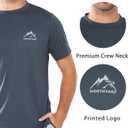 NORTHYARD Men's UPF 50+ Sun Protection Shirts Swim SPF UV Quick Dry Short Sleeve T-Shirts for Athletic Fishing Rash Guard (Gray, XL)