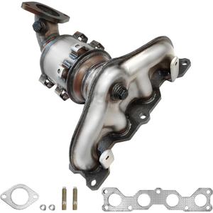 JT Exhaust Catalytic Converter Compatible with 2009 2010 2011 2012 2013 2014 Hyundai Sonata, Kia Optima 2.4L L4 (Standard EPA Grade)