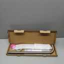 OFFO Shower Arm with Flange, 16 in Brushed Nickel Wall Mount Replacement Angle Shower Head Arm Wall-Mounted For Fixed Shower Head & Handheld Showerhead