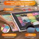Newverest Plastic Puzzle Board for 1000 and 1500 Piece Puzzles, 35" x 27"