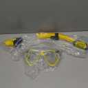Greatever Dry Snorkel Set,Panoramic Wide View Anti-Fog Scuba Diving Mask,Professional Snorkeling Gear for Adults Kids